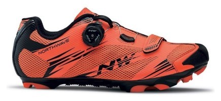 Туфли велосипедные Northwave SCORPIUS 2 PLUS M 42 (9.5US) Lobster orange/black (80162024-28) O