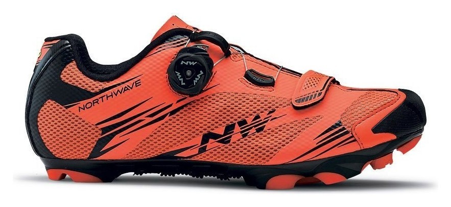 Туфли велосипедные Northwave SCORPIUS 2 PLUS M 42 (9.5US) Lobster orange/black (80162024-28) O RCH_18464
