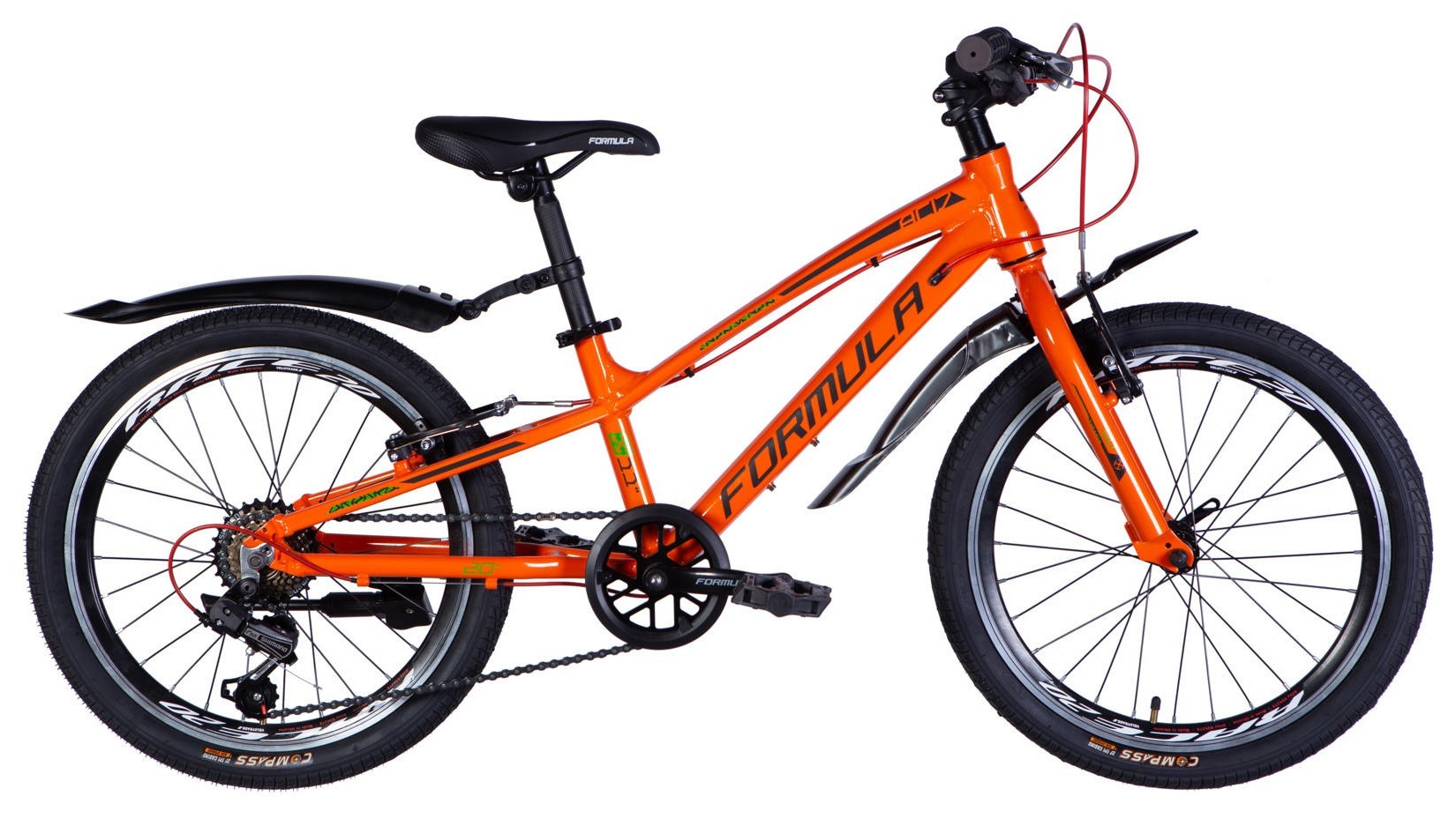 Велосипед AL 20" Formula ACID Vbr FR рама-11" оранжево-черный 2026 OPS-FR-20-104
