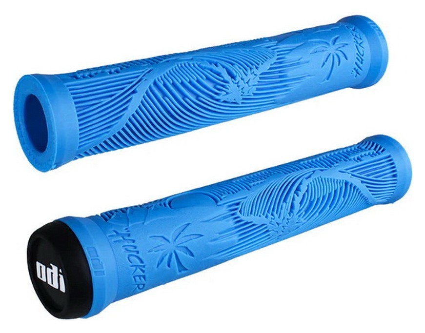 Грипсы ODI Hucker Signature 160mm no Flange Light Blue OBOD_F01HCLU