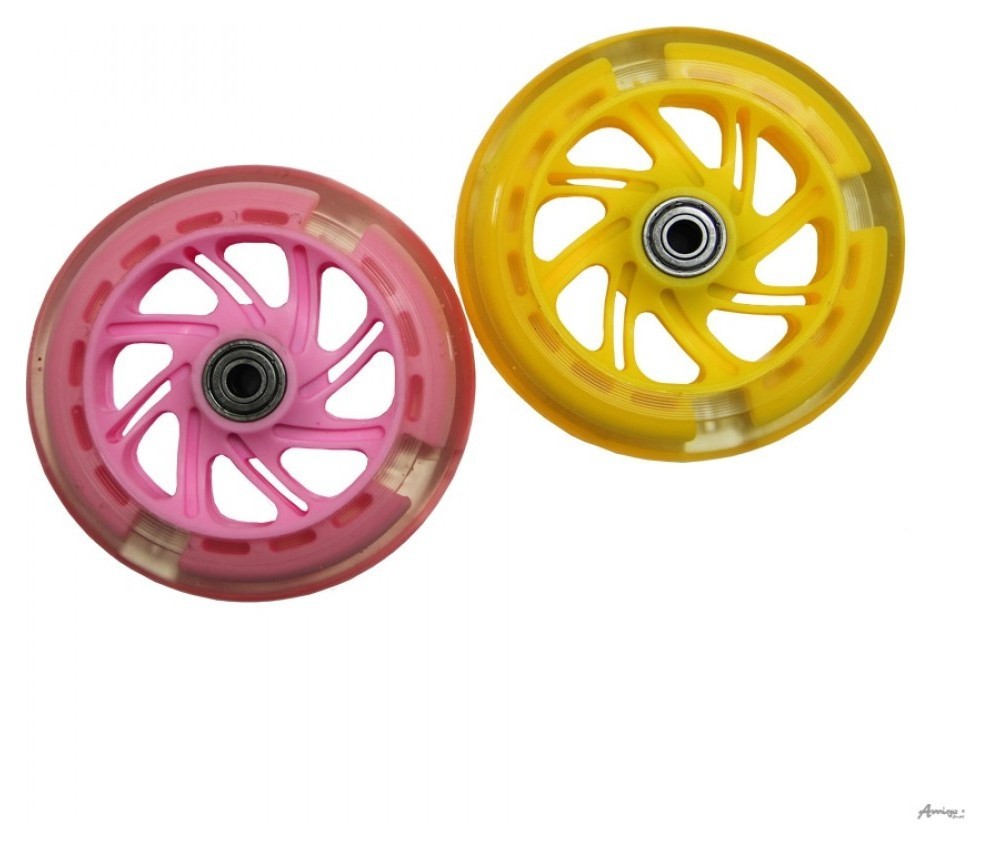 Колеса для самоката SCOOTER WHEEL 125*24 мм с светящимися подшипником. EXP_5518