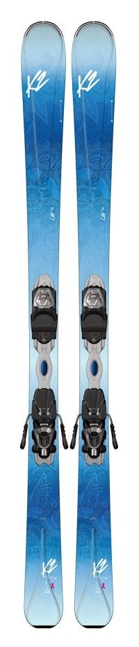 Ліжі гірські комплект K2 LUV 75+ERP 10 TL 142см Blue/white (10A0404.122.1+10A1009.122.1) RCH_17688