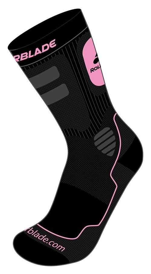 Носки для роликів жіночі Rollerblade HIGH PERFORMANCE W SOCKS L Nero/fuchsia (06A56100 9E3) RCH_19120