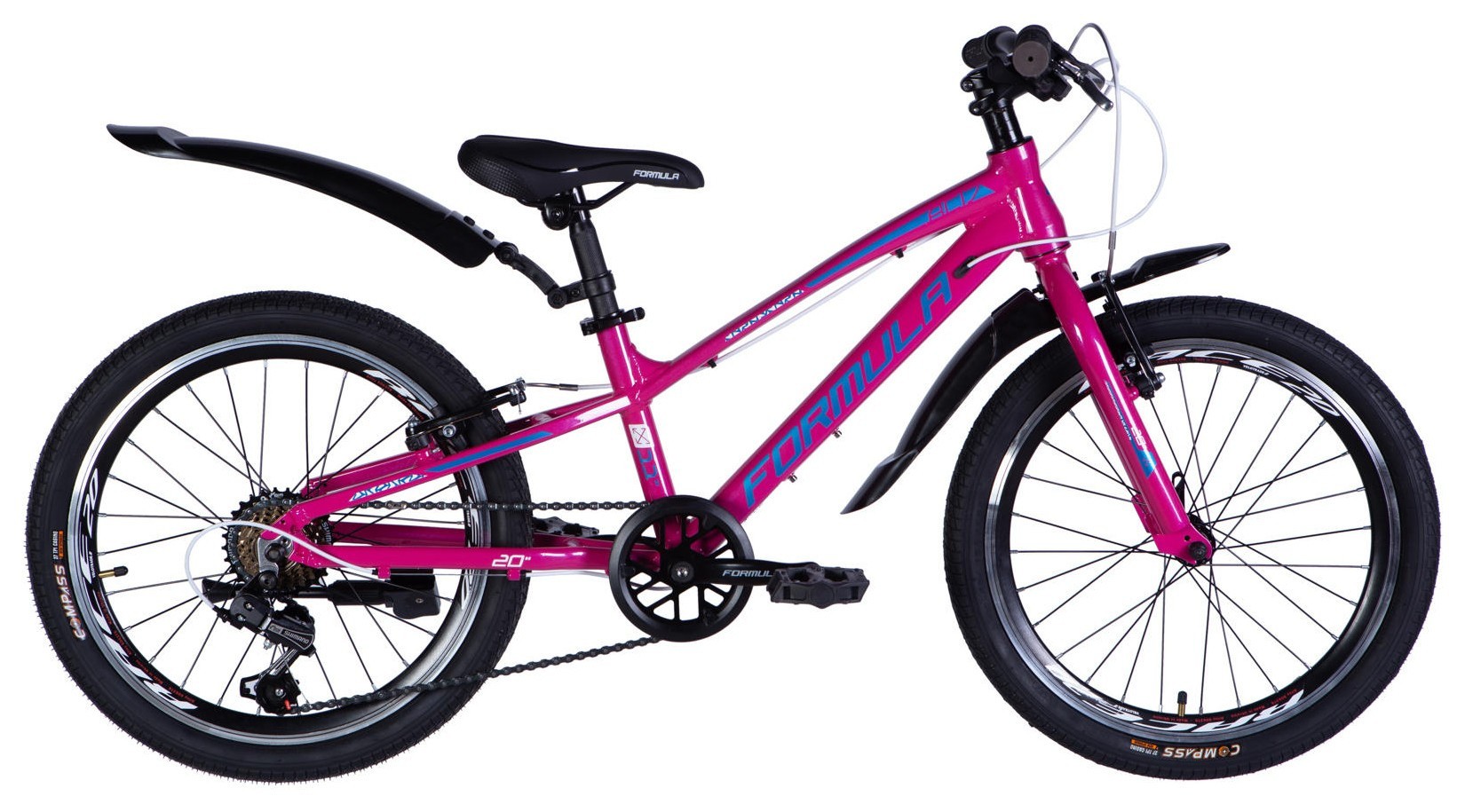 Велосипед AL 20" Formula ACID Vbr FR рама-11" розово-синий 2026 OPS-FR-20-105