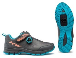 Туфли велосипедные Northwave CORSAIR WOMAN 40 (8.5US) Anthra/blue/coral (80193046)