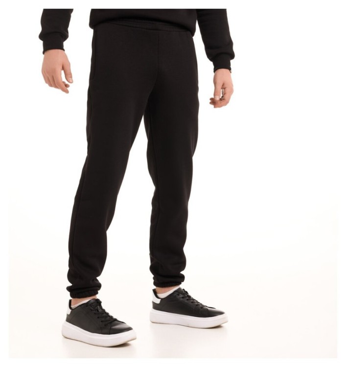 Чоловічі штани джогери з кишенями чорні Pobedov 007 ЗИМА POB_00000005022