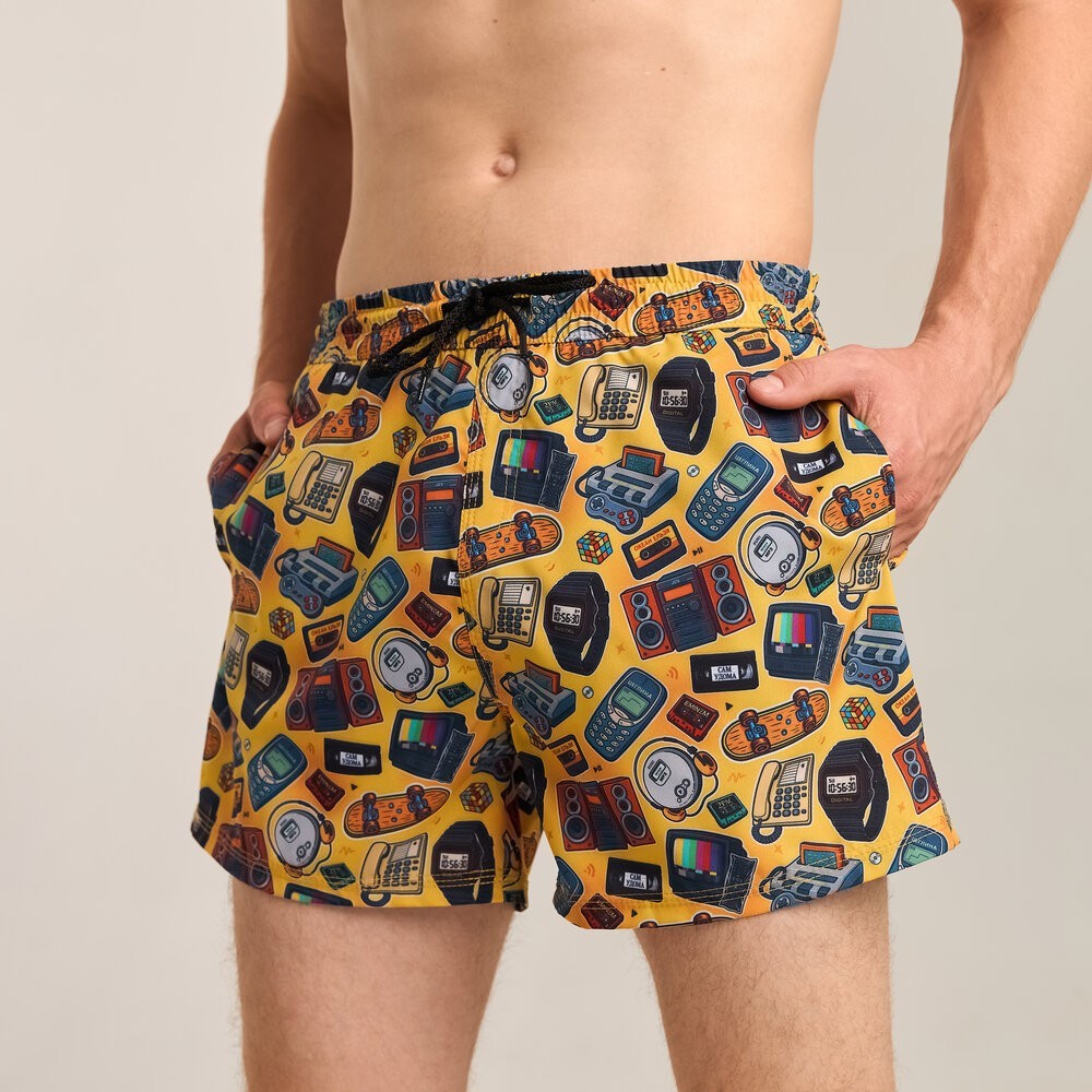 Принтовані чоловічі шорти для плавання Pobedov Pool day Patern POB_00000009143