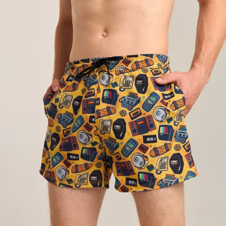 Принтовані чоловічі шорти для плавання Pobedov Pool day Patern POB_00000009147