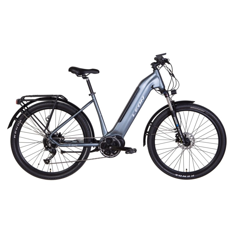 Электровелосипед 27.5&quot; Leon OXFORD 500Вт 48В 12.8Ач 2022 темно-серый ELB-LN-27.5-003
