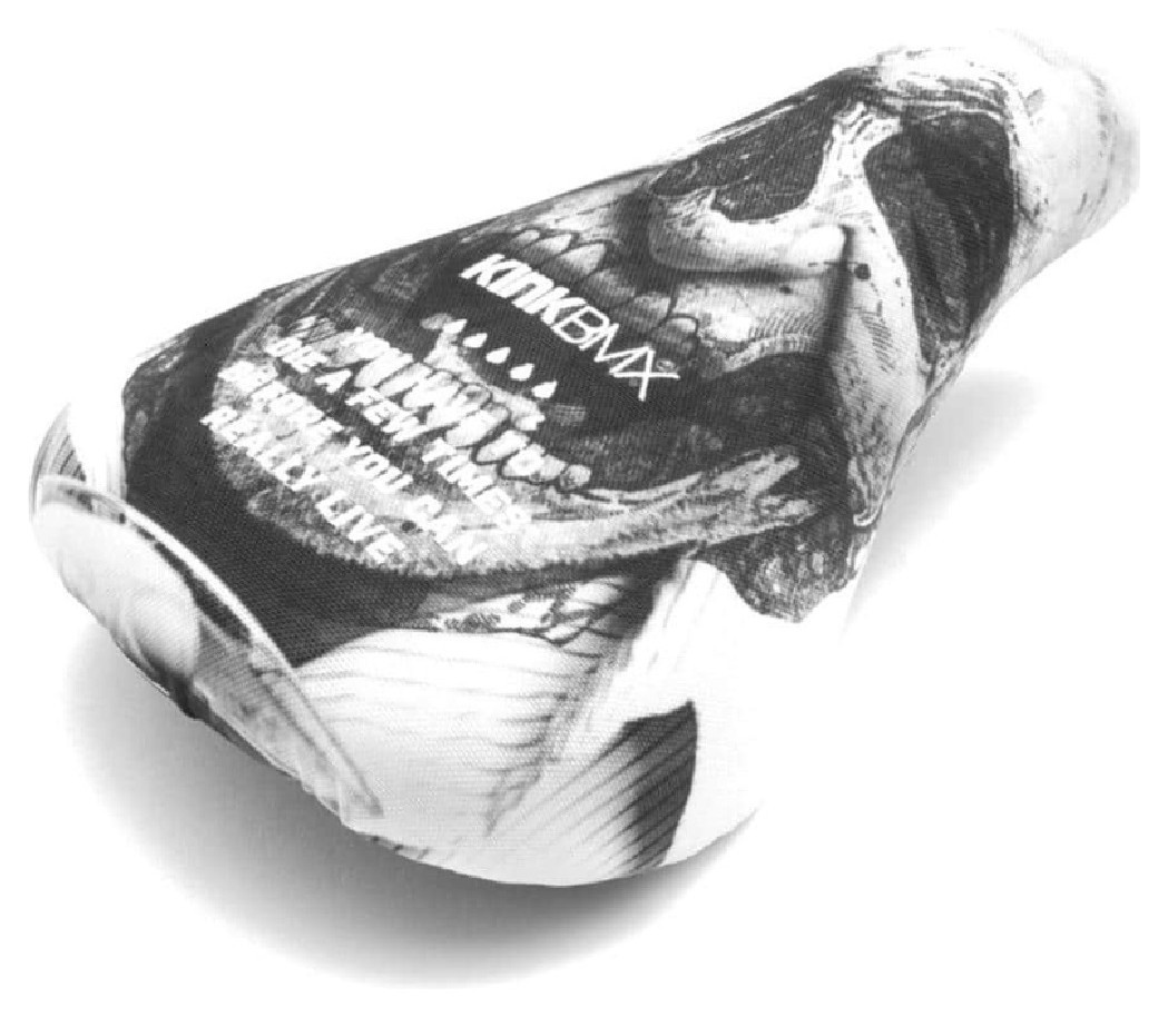 Сидение KINK BMX Chinaski Stealth Pivotal белое VELD_K3107WHT