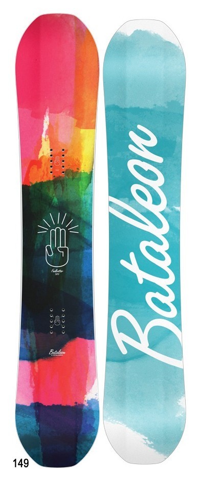 Сноуборд Bataleon FEELBETTER 149 Blue/multicolor/white (10.17.FEEL) O RCH_20117