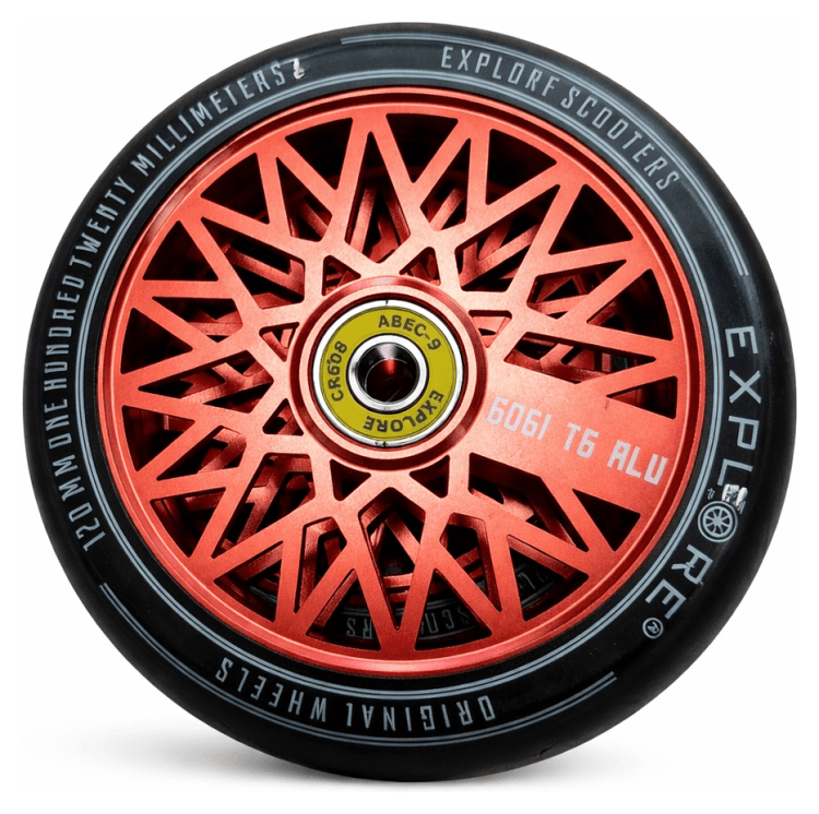 Колесо Explore Acro Red/Black 120мм ROU_9846253