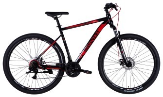 Велосипед ST 29" Discovery TREK DD FR рама-21" чорно-червоний 2025