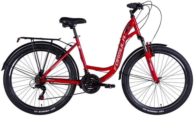 Велосипед ST 26" Formula OMEGA Vbr FR рама-18" красный 2025 OPS-FR-26-789