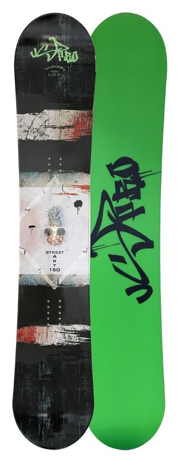 Сноуборд USD Pro STREET ART 165 Black/Grey/Creen (USB17M3P) RCH_20816