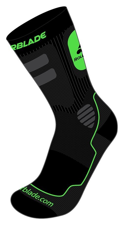 Носки для роликів чоловічі Rollerblade HIGH PERFORMANCE SOCKS XL Nero/verde (06A56000 T83) RCH_19118
