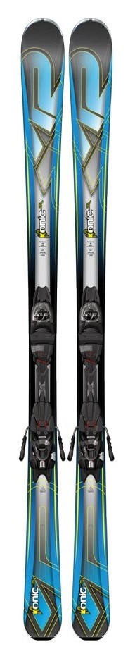 Ліжі гірські (комплект) K2 KONIC 76+M2 10 TL COMPACT 156см Blue/grey (10A0004.140.1+10A1008.122.1) RCH_16056