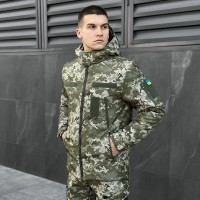 чоловіча зимова Куртка з капюшоном Pobedov Winter Jacket Motive ЗИМА
