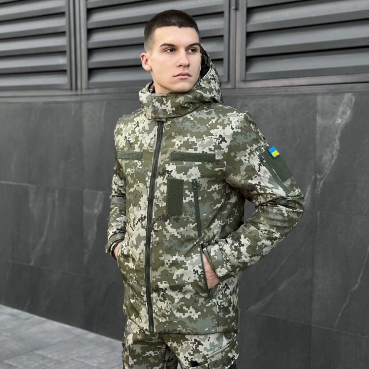 Чоловіча зимова Куртка з капюшоном Pobedov Winter Jacket Motive ЗИМА POB_00000006843
