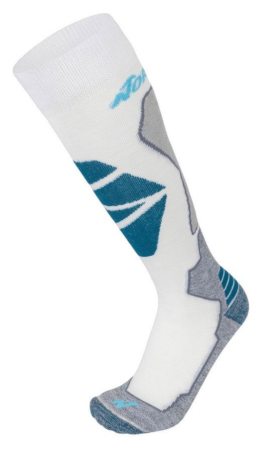 Носки жіночі для туризму Nordica HIGH PERFORMANCE WOMEN 39-41 White/grey/petrol (15625) RCH_22052