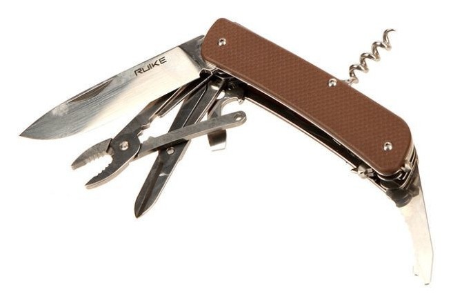 Многофункциональный нож Ruike Criterion Collection L41 коричневый FNR_L41-N