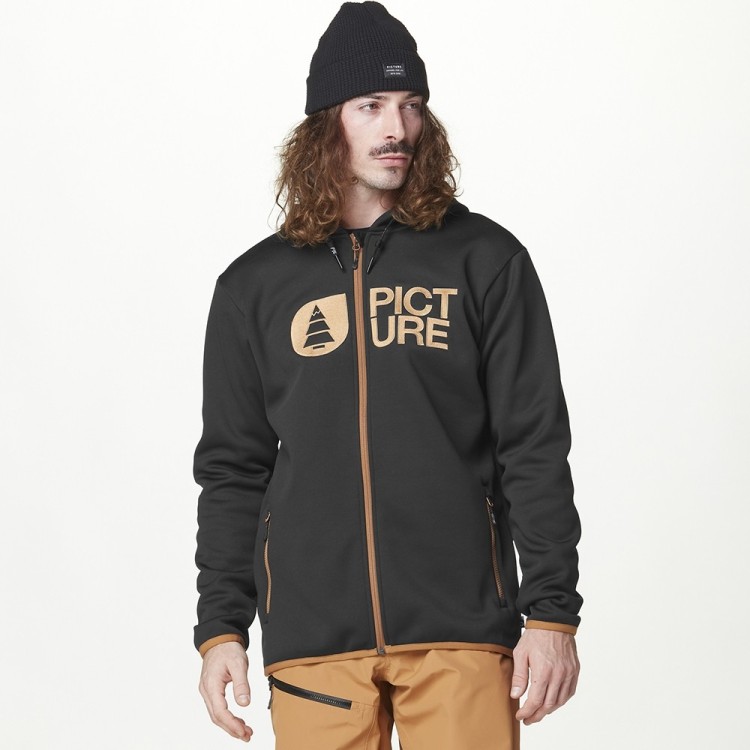 Picture Organic толстовка Park Tech Hoody Zip black XXL SMT0144B-XXL