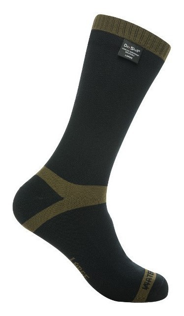 Носки водонепроницаемые Dexshell Trekking, р-р L, с зеленой полоской FNR_DS636L