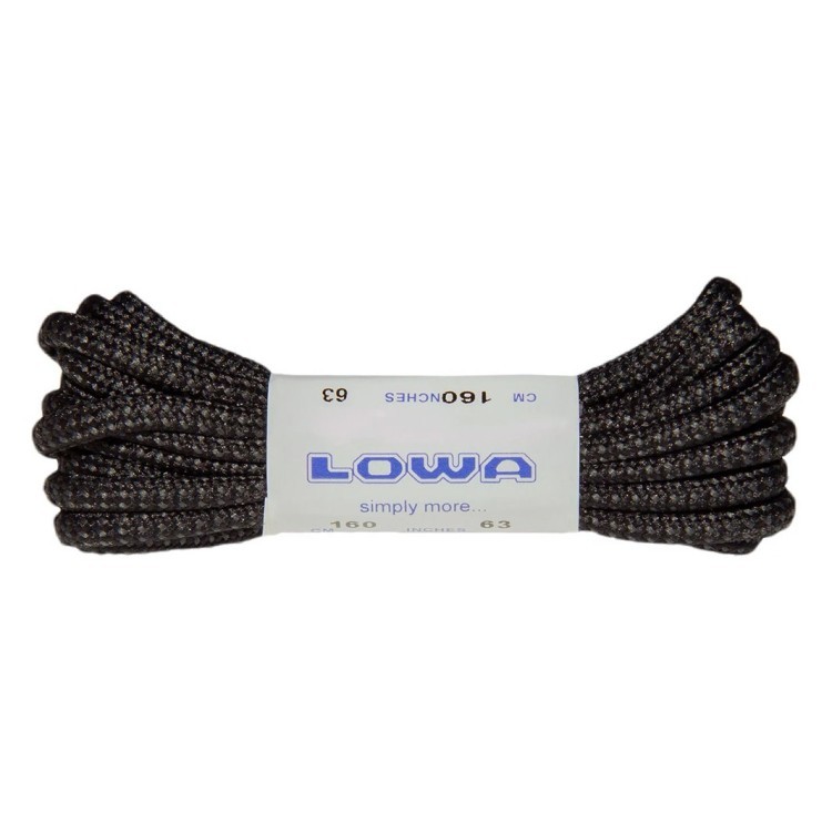 LOWA шнурки ATC Mid 160 cm black-grey dotted 830583-0999