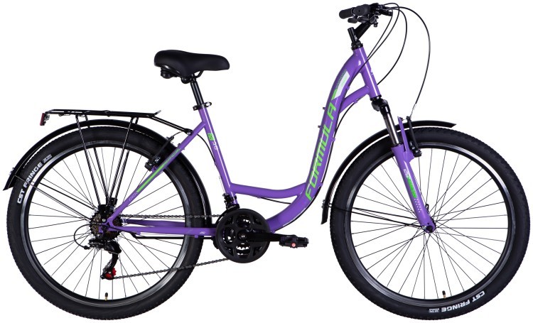 Велосипед ST 26" Formula OMEGA Vbr FR рама-18" фиолетовый 2025 OPS-FR-26-790