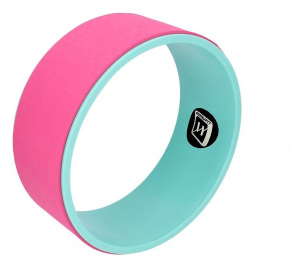 Колесо для йоги EasyFit TPE 33 см рожево-м'ятне EFIT_EF-1824-PiM