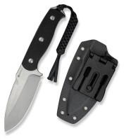 Ніж фіксований мисливський Sencut Toxodon, (11.6 см) 9Cr18MoV / G10 чорний