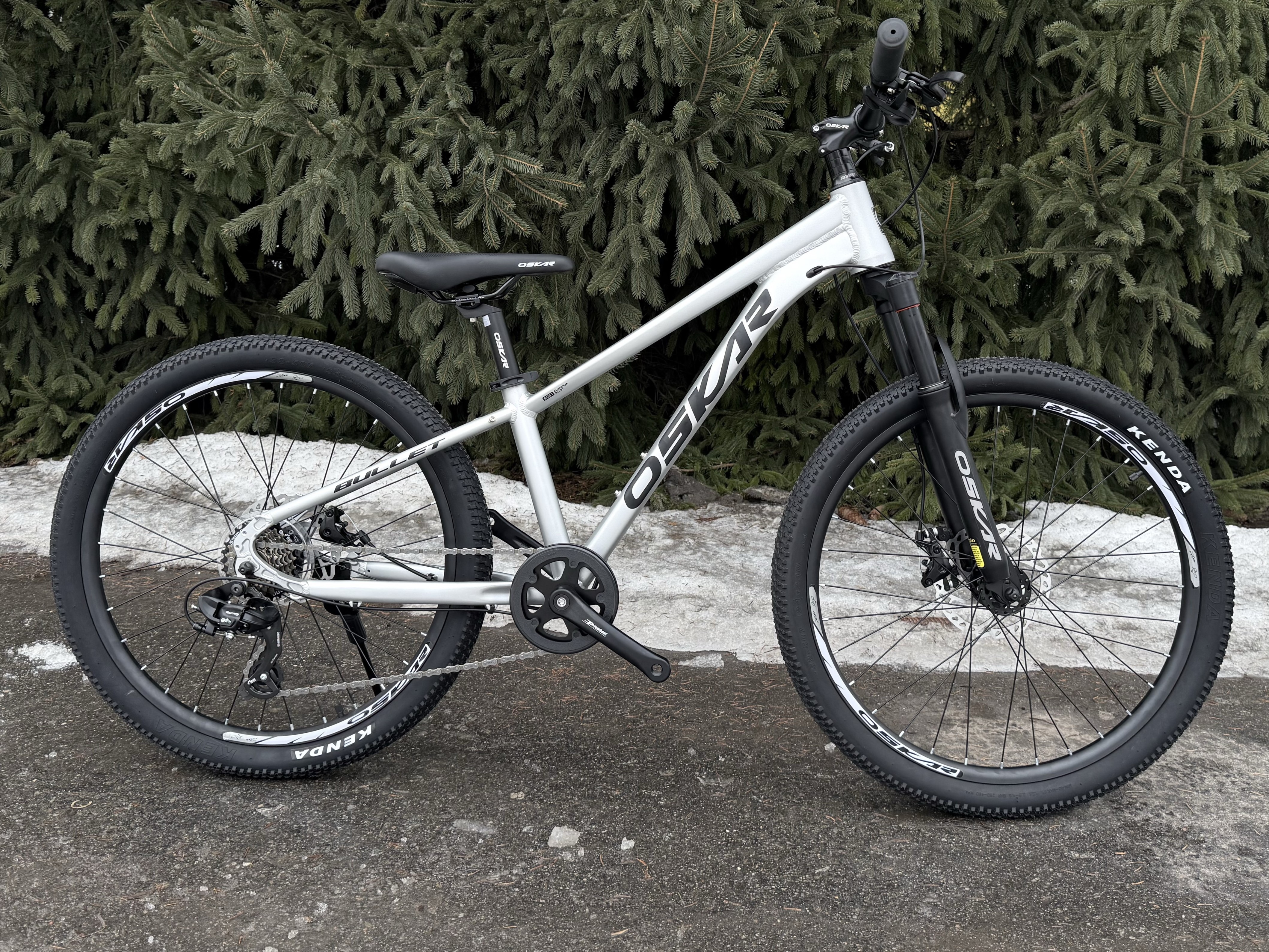 Велосипед Oskar 24" Bullet светло-серый 2026 OSK_3531100035
