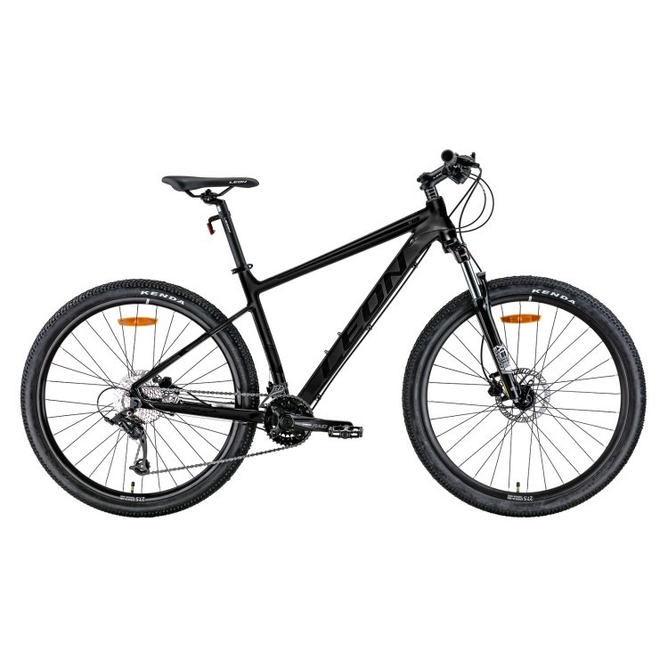 Велосипед 27.5" Leon XC-70 AM Hydraulic lock out HDD 2022 (серый с черным (м)) OPS-LN-27.5-139