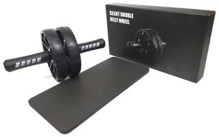 Ролик для пресса EasyFit BLM двойной черный