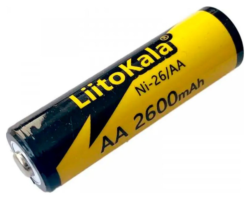 Акумулятор LiitoKala Ni-26/AA 1.2V AA 2600mAh battery FNR_Ni-26/AA