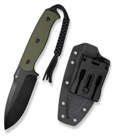 Ніж фіксований мисливський Sencut Toxodon, (11.6 см) 9Cr18MoV / G10 темно-зелений