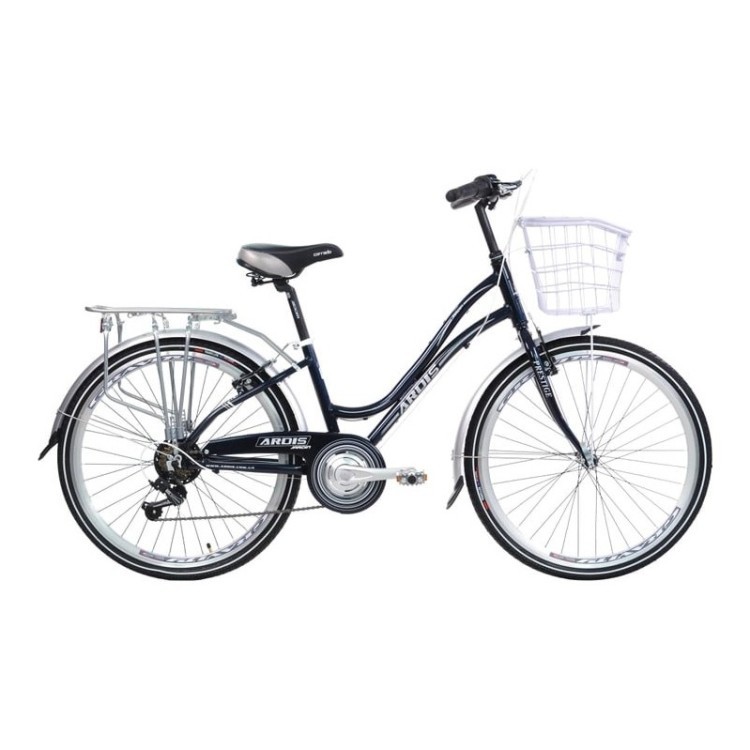 Велосипед Ardis 26 CTB AL Jardin чорний з рожево-зеленими смугами 1281571