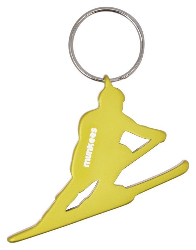 Munkees 3496 брелок-відкривальник Skier yellow 3496-YL