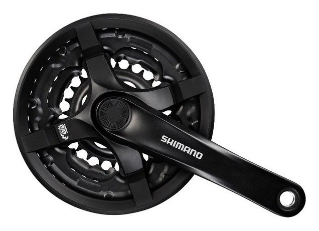 Шатун AL L170мм 28-38-48Т під квадрат чорний SHIMANO FC-TY501 CHW-430