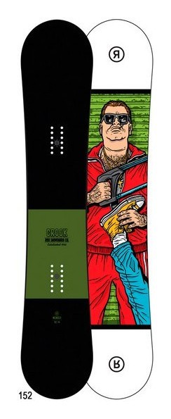 Сноуборд Ride Crook 152 Black (12A0017.1.1.) RCH_21082