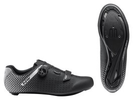Туфлі велосипедні Northwave CORE PLUS 2 M 45 (12.0US) Black/silver (80211012)
