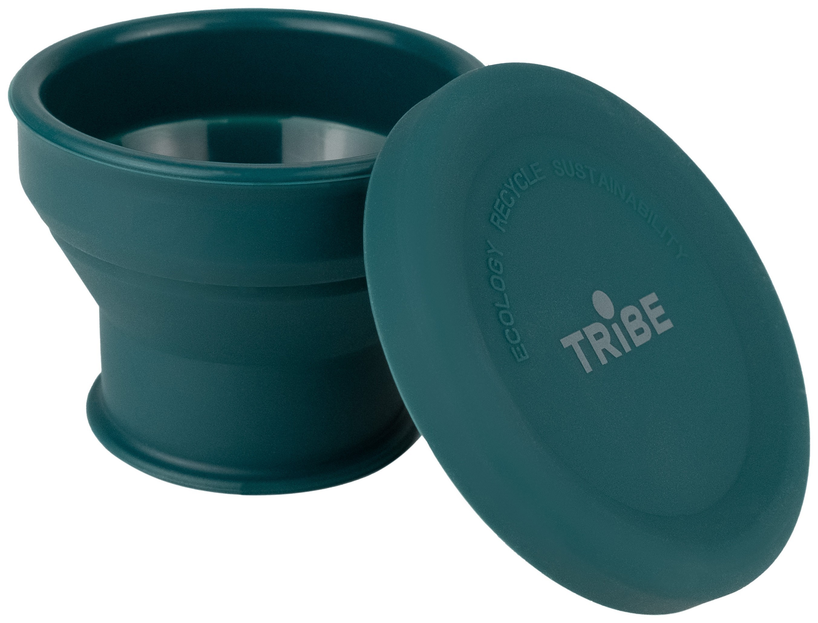 Стакан Tribe Collapsible Shot 90 мл с силиконовой крышкой T-FF-0030, ocean T-FF-0030-ocean