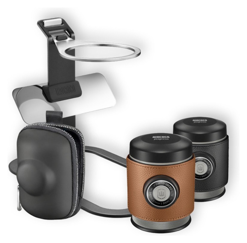 Набор для кофе Wacaco Picopresso: эспрессо-кофеварка, чехлы и стенд-подставка FNR_PicopressoSet1