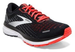 Кроссовки женские Brooks GHOST 13 W 37.5 (6.5US) 061 Black/ebony/coral (1203381B061)