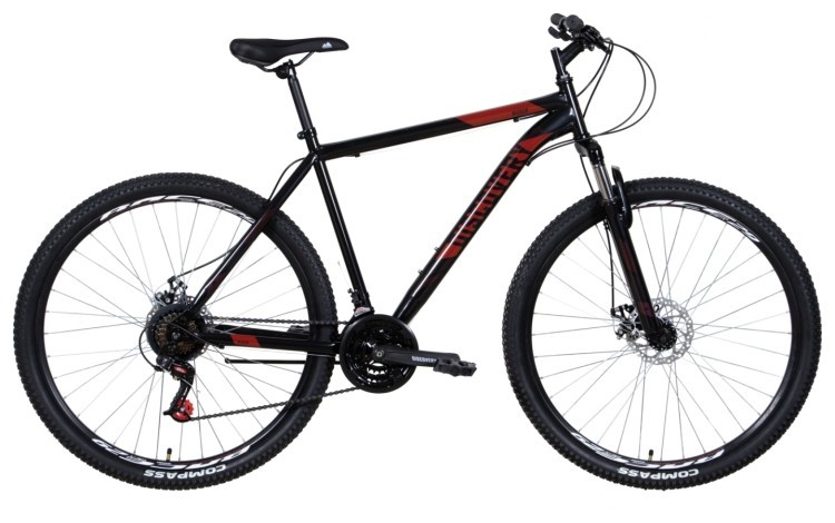 Велосипед ST 29" Discovery RIDER AM DD рама- 2022 Черно-красный Discovery RIDER AM DD OPS-DIS-29-147