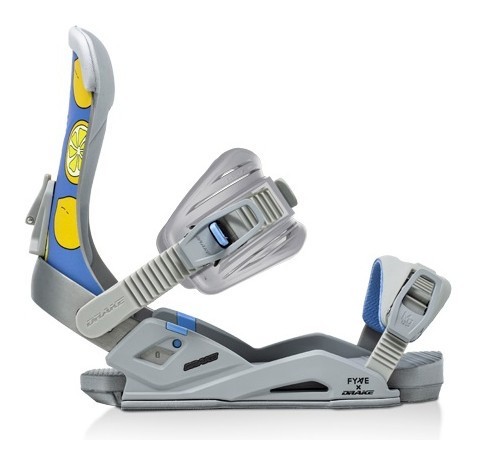 Крепление для сноуборда Drake RELOAD FYVE L/XL Citrus/grey/blue (71122046) RCH_21680