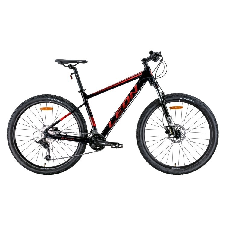 Велосипед 27.5" Leon XC-70 AM Hydraulic lock out HDD 2022 (чорний з червоним (м)) OPS-LN-27.5-162