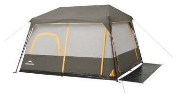 Палатка шестиместная Naturehike Cape 8.4 CNK2450WS050 с быстрым раскрытием, серо-коричневая