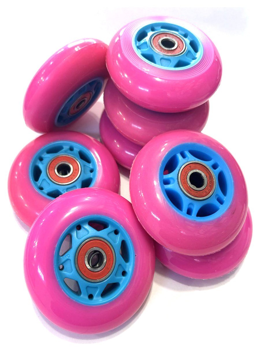 Набір коліс для роликів 76мм Bavar Sport (рожевий) BVR_2932572