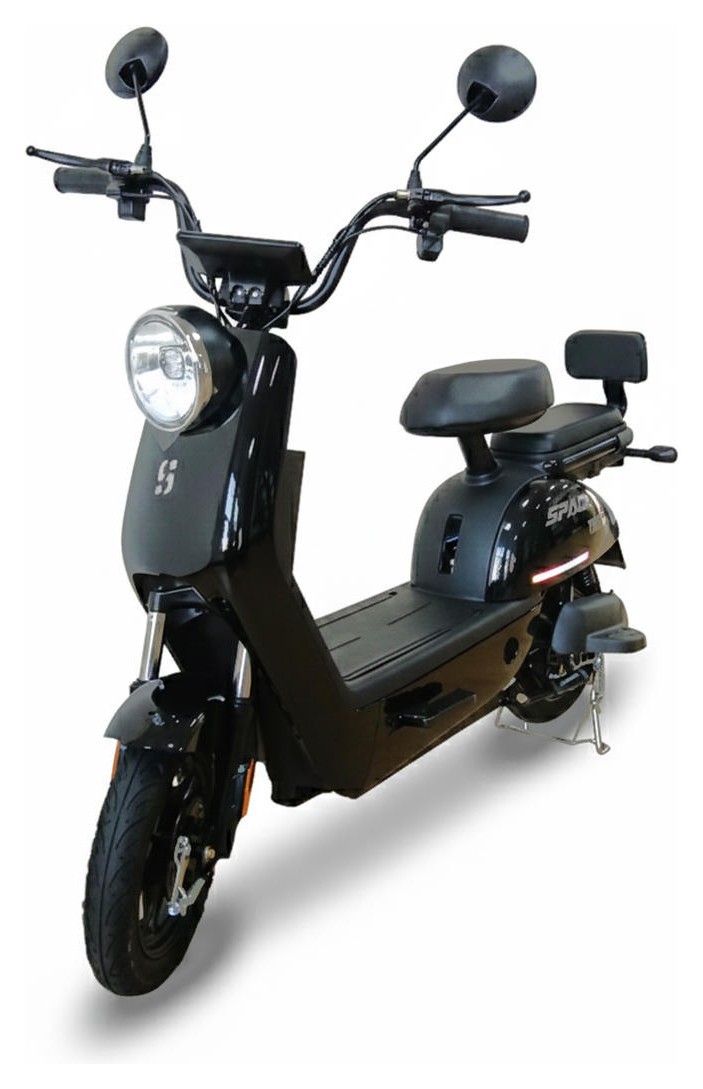 Электроскутер SPACE TRITON 60B 800Вт 20А*г барабан/барабан свинцово-кислотный черный 2026 ESC-065